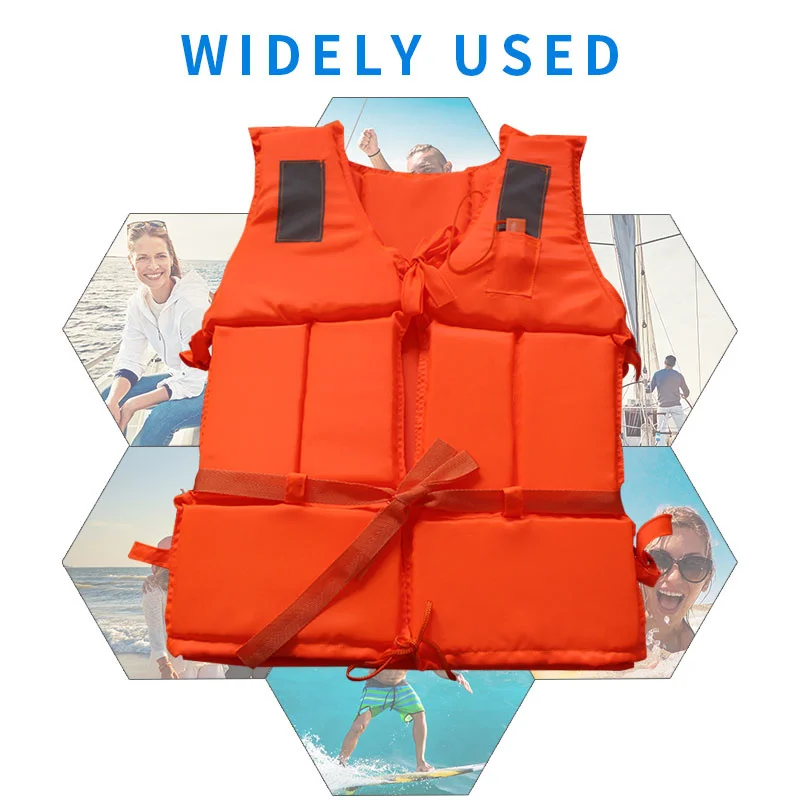 

1Pcs Professional Safety Swimming Life Jacket Vest Foam Colete Salva-vidas With SOS Whistle For Water Sports Drifting Surfing