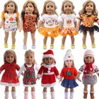 Аксессуары для куклы комплект из двух предметов, 43 см для ухода за ребенком для мам, гиперреалистичный Пупс и 18-дюймовые американская кукла Рождественская одежда, детские игрушки, рождественские подарки