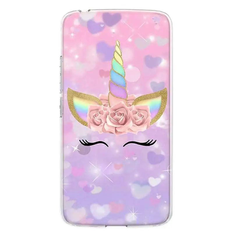 Чехол для телефона My Unicorn Girl Motorola MOTO G8 G7 G6 G5 G5S G4 E6 E5 E4 Plus Play Power One Action мягкий