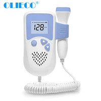 portable porcket fetal doppler baby heart rate detector pregnancy baby monitor 2 lcd display modes 2 5mhz ultrasound probe