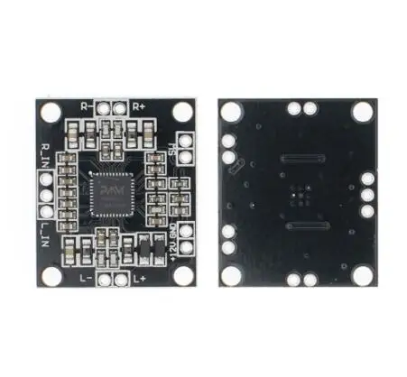 Black 12 В мини Hi-Fi PAM8610 аудио стерео усилитель доска 2X10 Вт двухканальный D Класс(высокая эффективность) Регулировка громкости - Цвет: Black