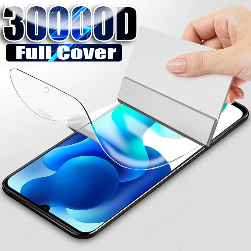 

Full Coverage Screen Protector Hydrogel Film For Xiaomi Redmi Note 10 9 8 7 Pro Max 9A 9C 10X 9T 8A 6 6A Lite Not Tempered Glass