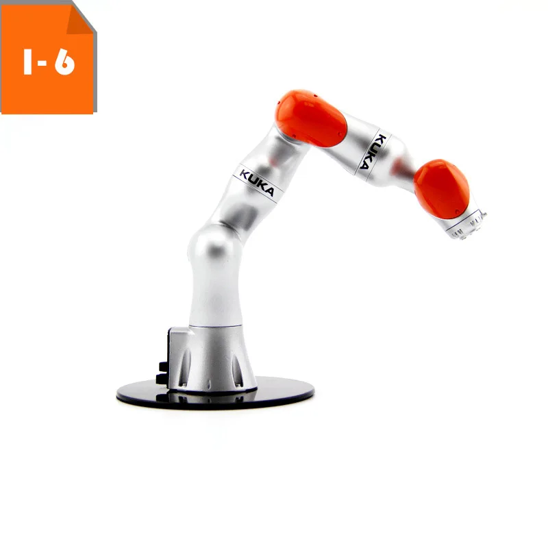 Промышленный механический робот Denso KUKA LBR iiwa в масштабе 1: 6 поворотная модель