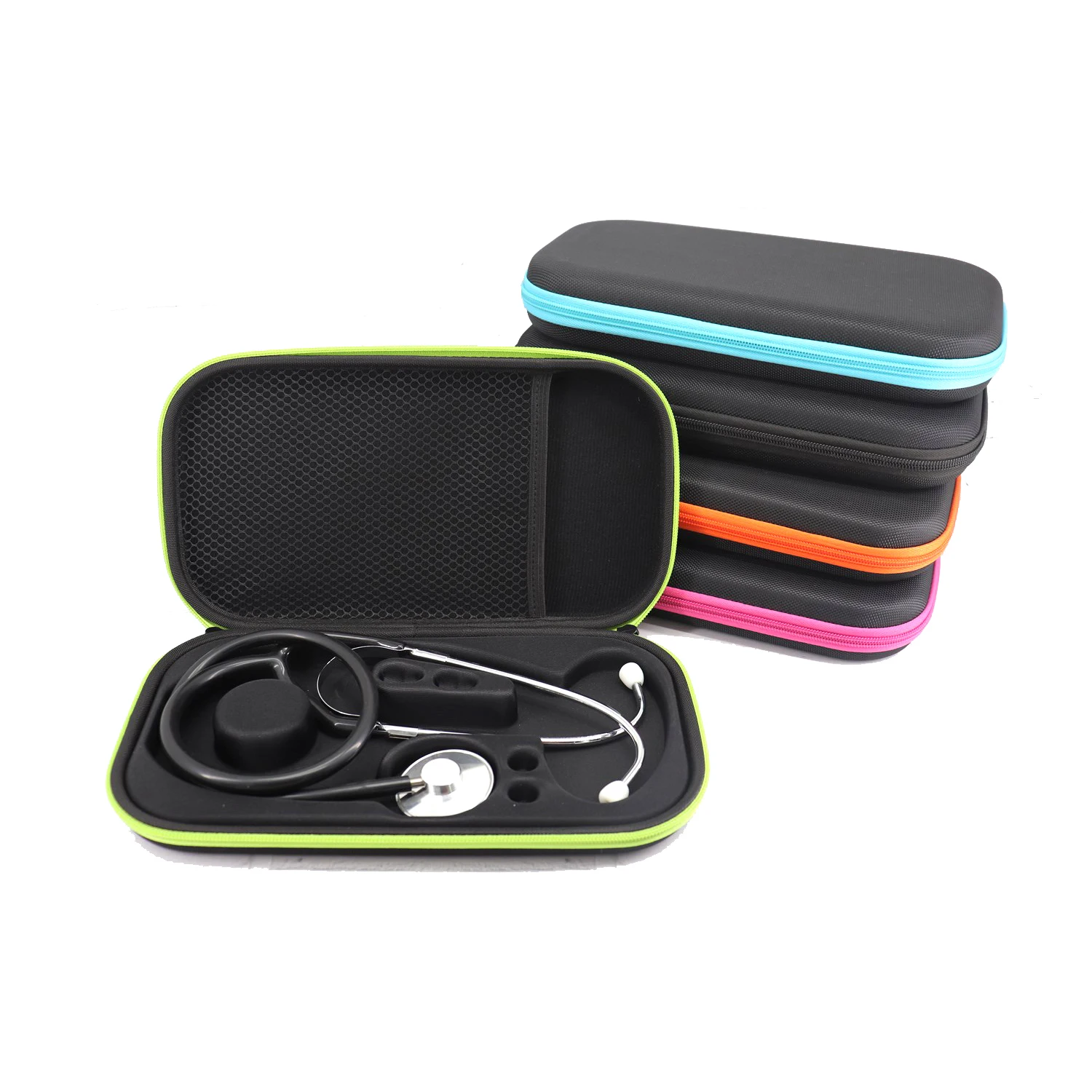 Portable stethoscope and case Storage Box EVA Hard shell Carrying Travel protective Bag Medical Organizer phonendoscope |