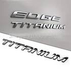 Металлические буквы эмблема Титан для Ford New Edge Explorer Mondeo стайлинга автомобилей крышка багажника логотип хромированная наклейка