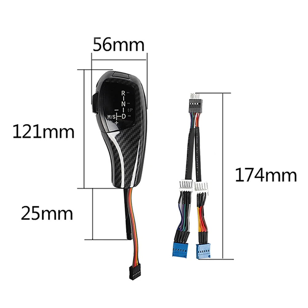 

LED Gear Shift Knob Shifter Lever for BMW E90 E91 E92 E93 3 Series 2007-2010 E81 E87 1 Series 2004-2010 E84 E89 Z4 Accessories
