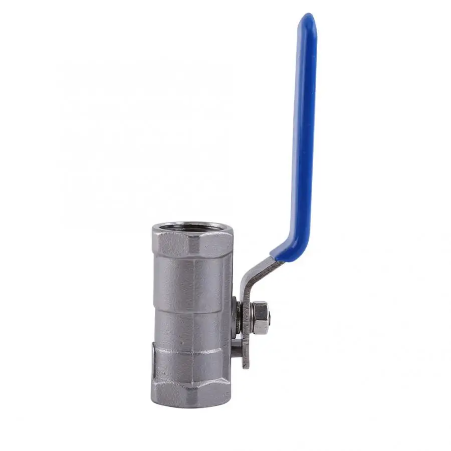 Шаровой кран с резьбой 1/2 дюйма 1 шт. женский нержавеющая сталь SS 304 BSPT для воды