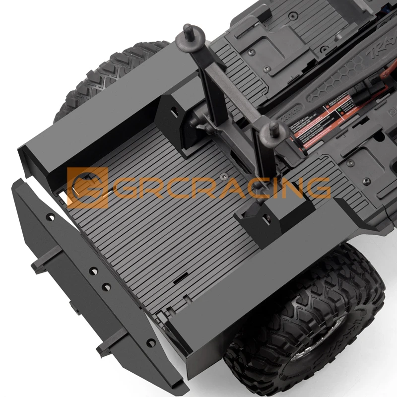 Встроенная задняя крышка колеса Нижняя пластина задний пол G156B для 1/10