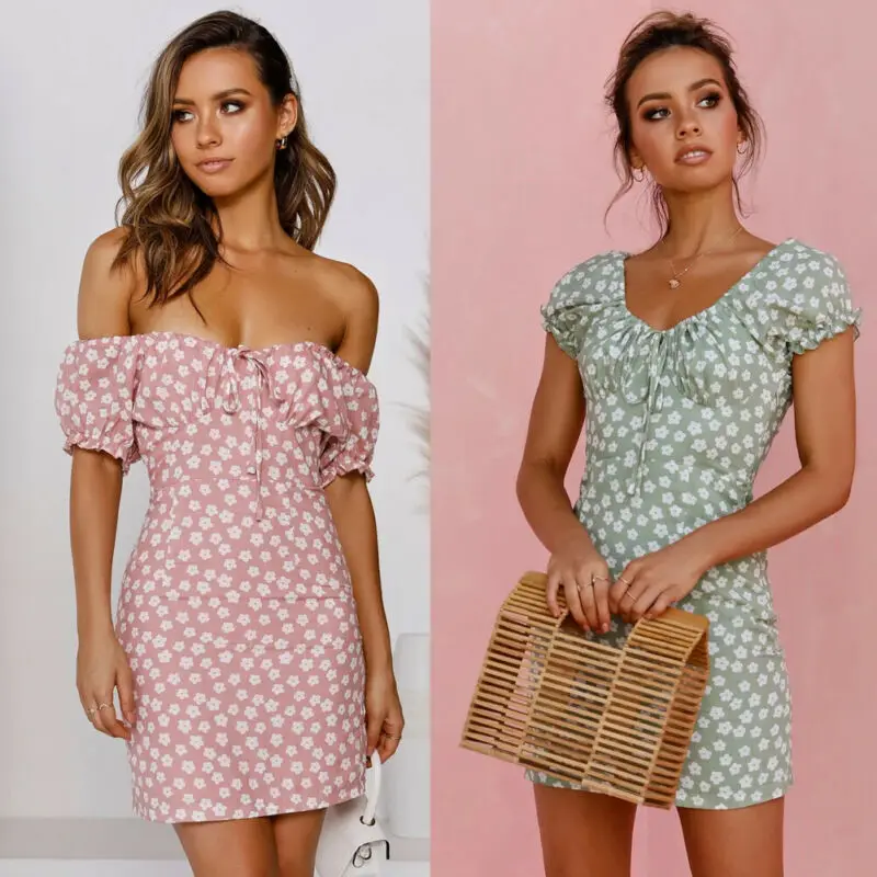 Женское платье с открытыми плечами повседневный свободный пляжный сарафан для