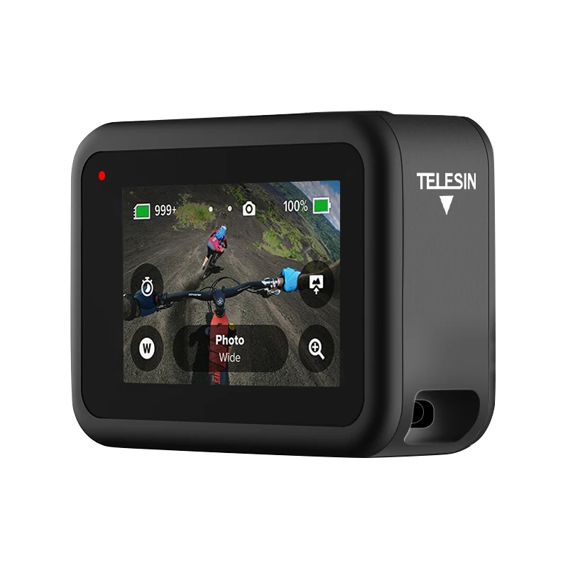 TElESIN alumium alloy replacement side cover rechageable battery lid for gopro hero 8 vlog action camera accessories | Электроника