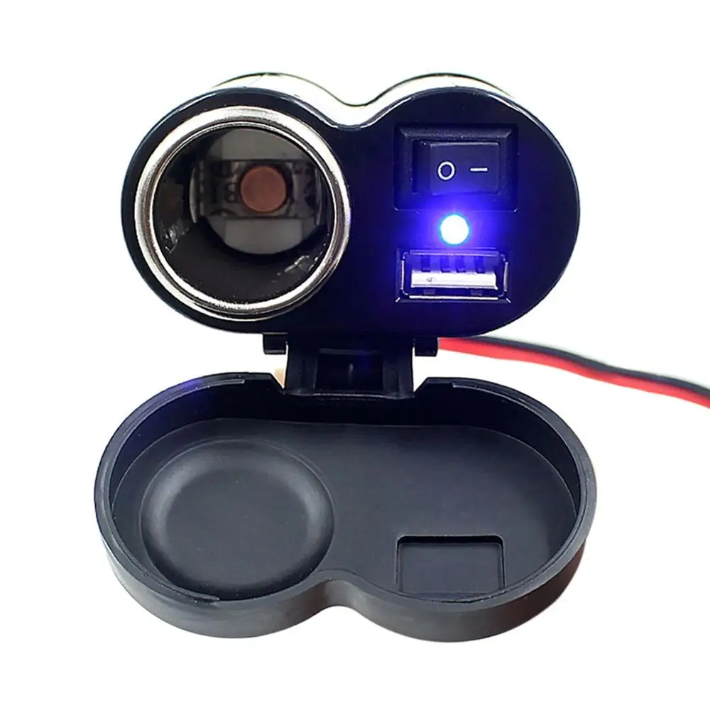 12V USB прикуриватель водонепроницаемый разъем питания для мотоцикла | Автомобили и