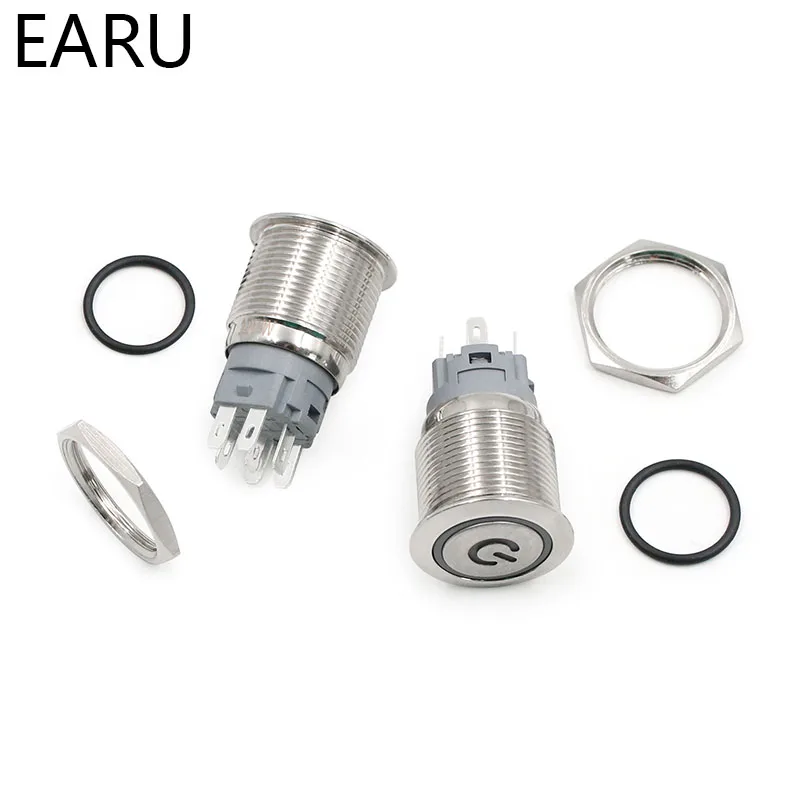 Светодиодный светильник ель питания RGB водонепроницаемая металлическая кнопка