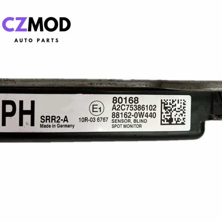 

Оригинальный модуль CZMOD 88162-0W440 для контроля задних слепых зон, радарный датчик, модуль 881620W440 для 2017-2018 Toyota Prius Prime, автомобильные аксессуары