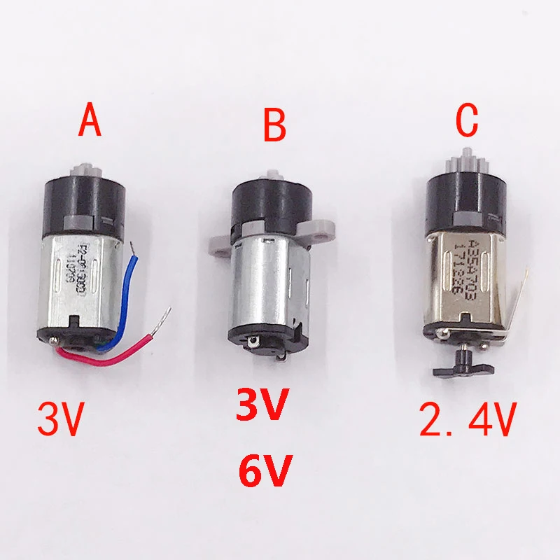 

Micro Mini N10 M10 Gear Motor DC2.4V 3V 5V Precision Planetary Gearbox Gear Reducer Motor DIY Robot Smart Car Toy