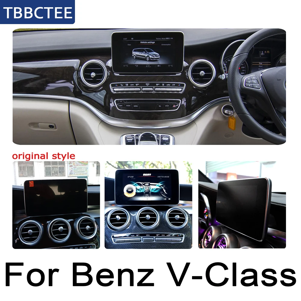 Для Mercedes Benz V Class~ NTG автомобильный радиоприемник ips Android навигация AUX стерео Мультимедийный Плеер экран стиль
