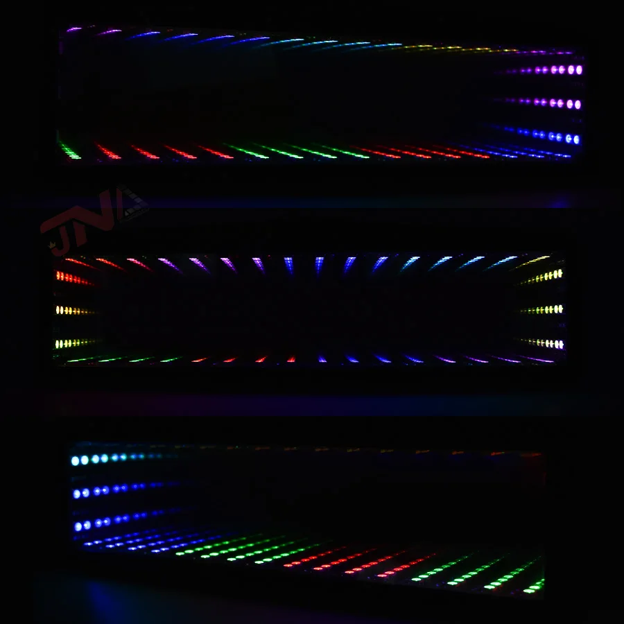 JDM 270 мм широкая версия клип-на зеркало с 3d-led-подсветкой автомобильные зеркала