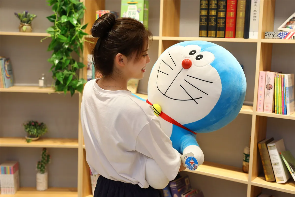 ; аниме «23/48 см стенд Doraemon плюшевые игрушки большиекошки Куклы Мягкие Животные Подушка Детские игрушки для детей, подарки фигурка Doraemon