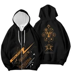 Толстовка МужскаяЖенская на молнии, с капюшоном, в стиле хип-хоп