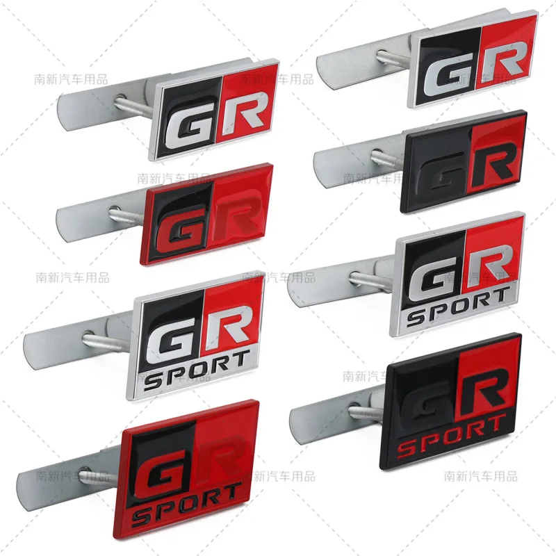 Металлический эмблема спортивной передней решетки GR GRMN для Toyota HV YARiS RZ RC RS Prius Lexus Harrier наклейка на капот.