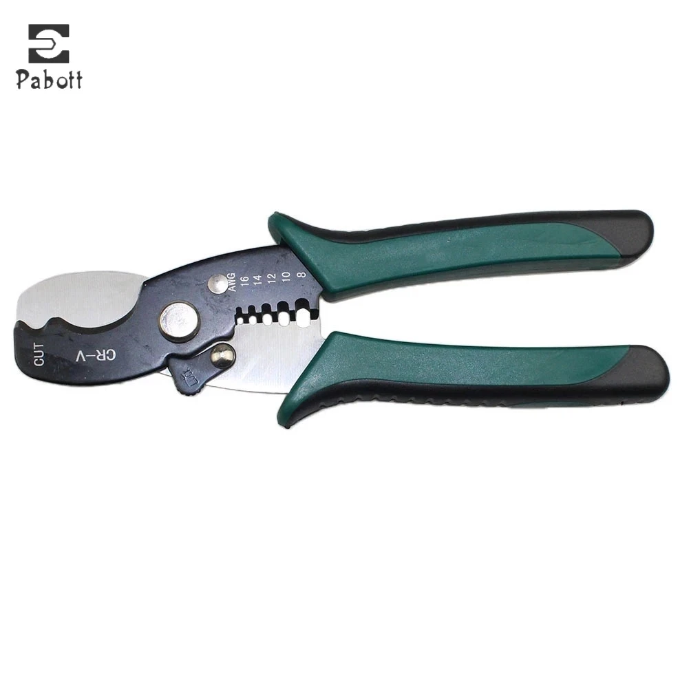 

Hot Sale Multi Tool 8" Wire Stripper Cable Cutting Scissor Stripping Pliers Cutter 1.6-4.0mm Hand Tools Ferramentas Herramientas