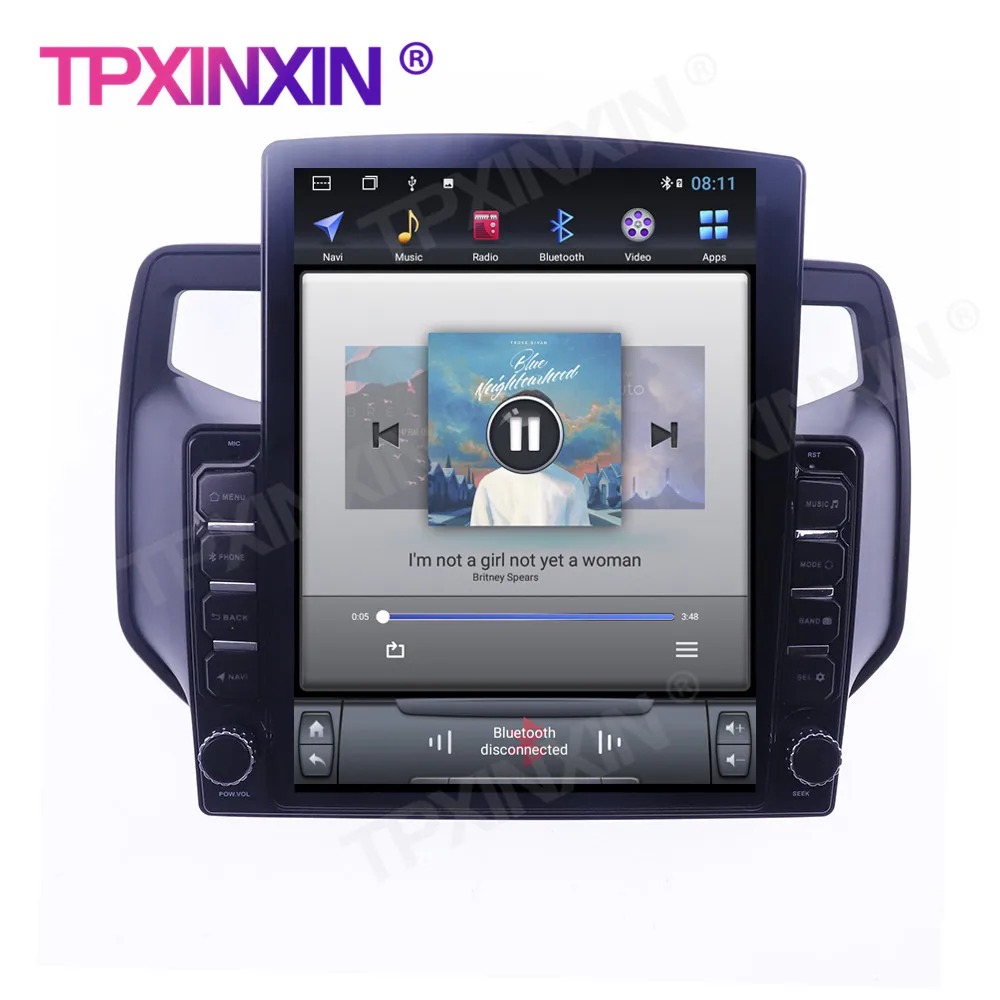 저렴한 자동차 스테레오 멀티미디어 플레이어 헤드 유닛 오디오 라디오 네비게이션 테이프 레코더 무선 카플레이, 도요타 러시 2018 + 안드로이드 10