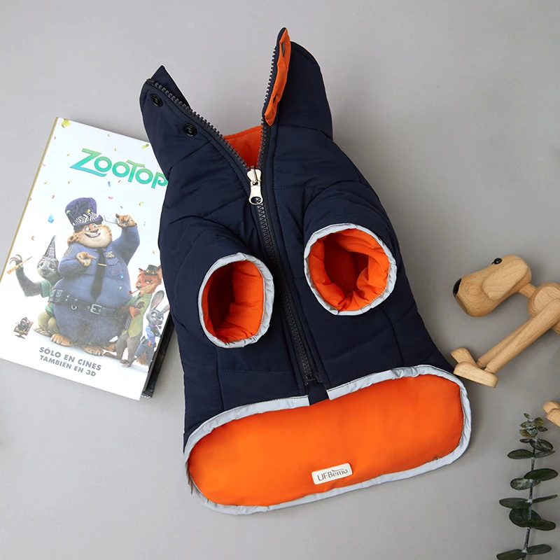 Одежда для собак UFBemo куртка пальто французского бульдога зимняя одежда чихуахуа