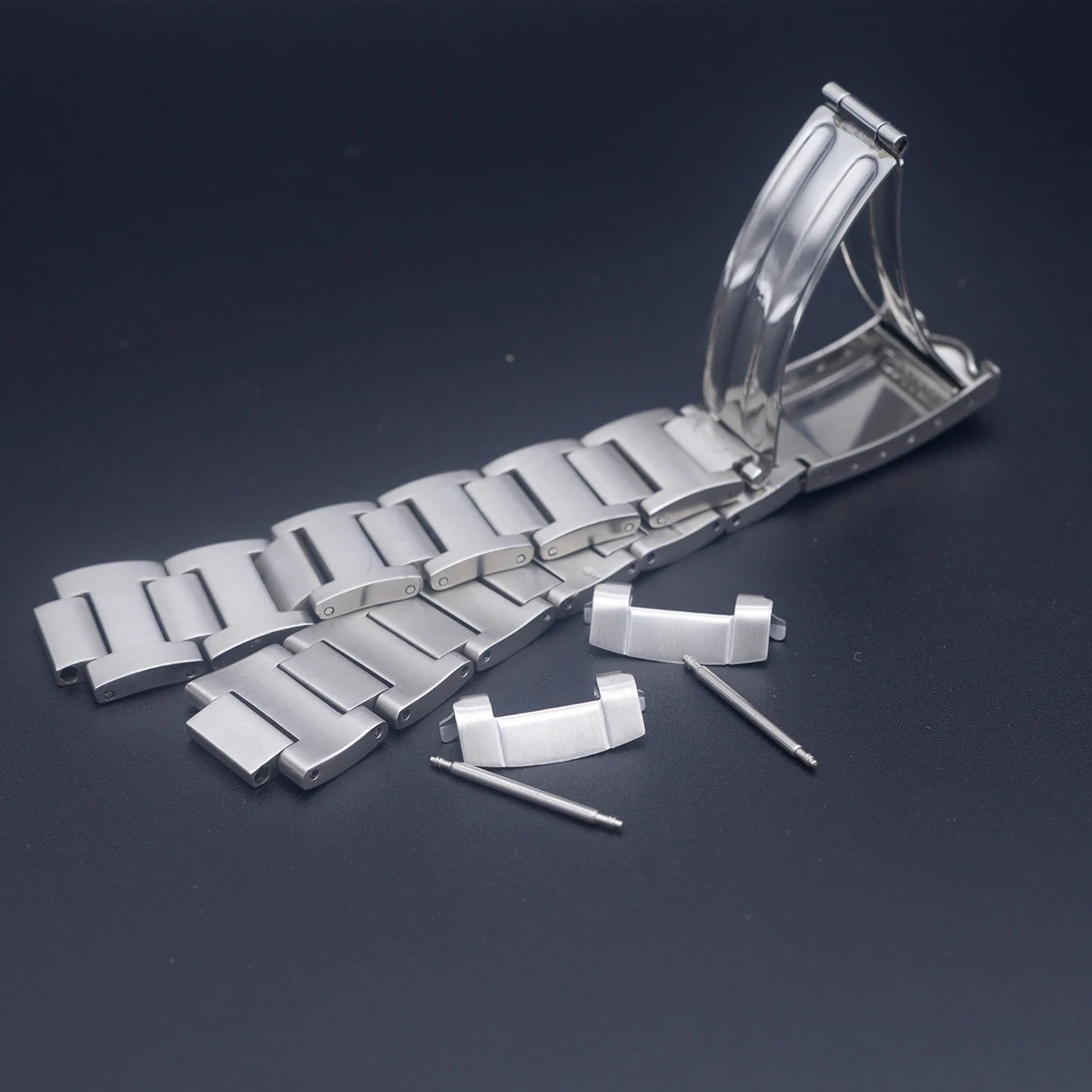 

Wristwatch Band belt strap 19mm for smart watches Bracelet Strap on Man Watch fit Seiko SKX007 SKX009 Belt With Deployment Clasp