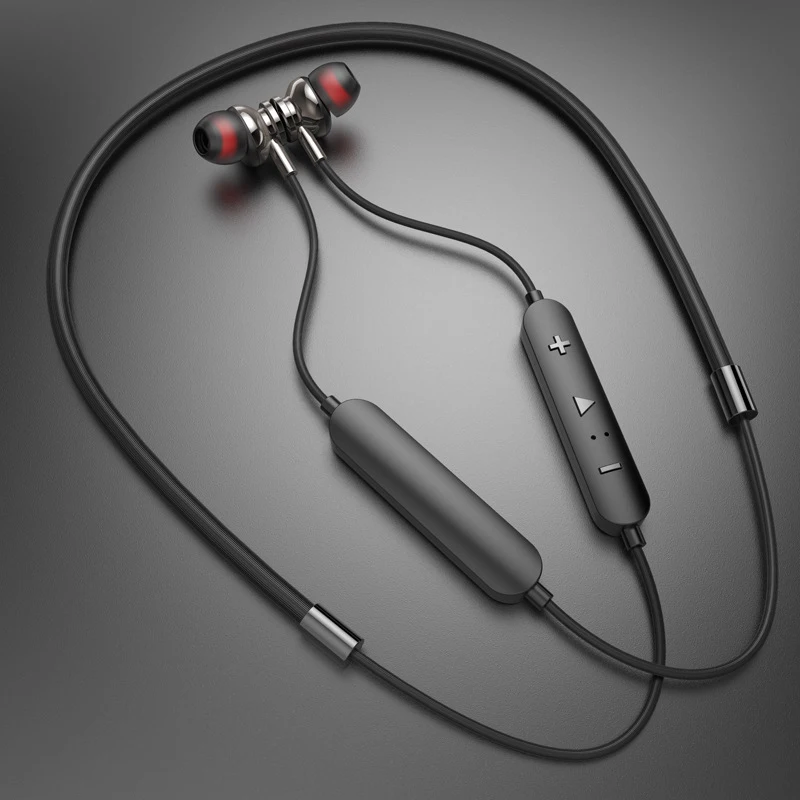 Водонепроницаемые Bluetooth-наушники беспроводные с шейным ободом для спорта на