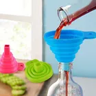 Силиконовая воронка, Бытовая лампа для соли, сахара, кухонные инструменты, товары для рукоделия, пищевой класс, складной