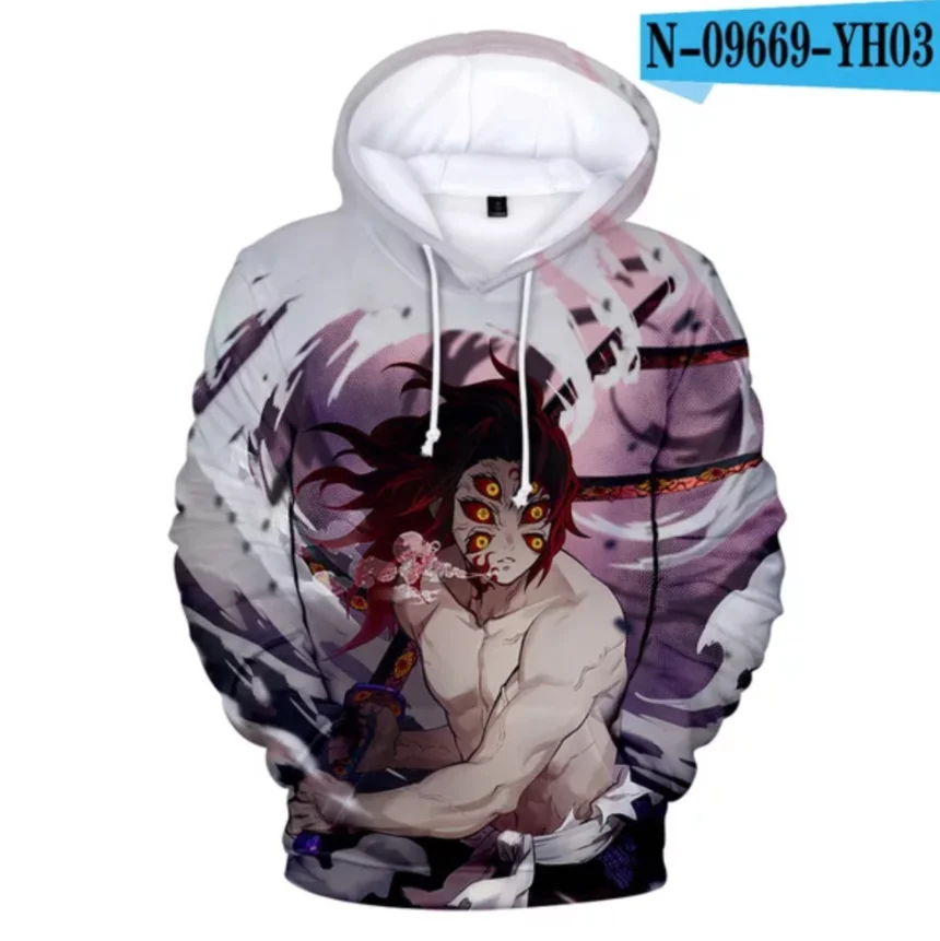 

Suitable 3D Demon Slayer Hoodies Fashion Autumn Sweatshirts Men women Hoodie 3D Comic Kimetsu no Yaiba Boys girls Pullovers