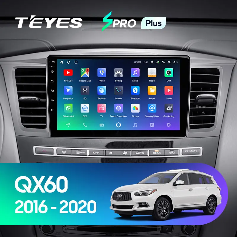 TEYES SPRO Plus Штатная магнитола For Инфинити Ку Икс 60 1 поколение рестайлинг Infiniti QX60 2016 -