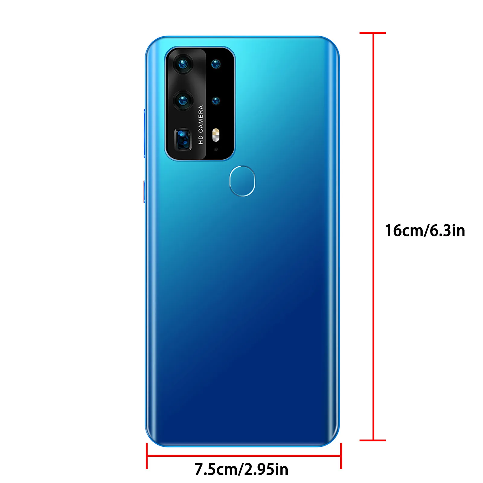 

New Fashion P40 Plus + 19:9 Cell Phones Android 6.0 3GB+32GB 3200mAh Face ID 4G Smartphones Water drop screen Smartphone