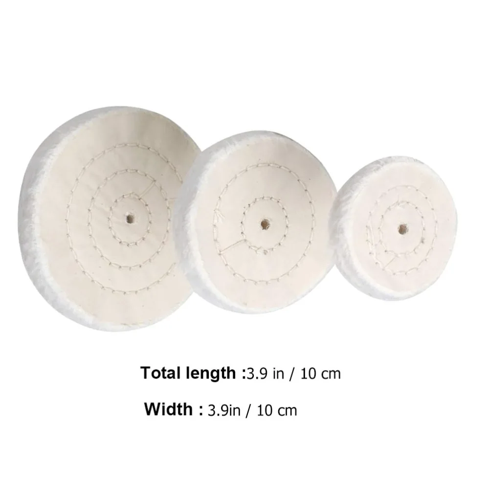 

3pcs Practical Buffing Polishing Cloth Wheels for Jewelry Mirror Polishing