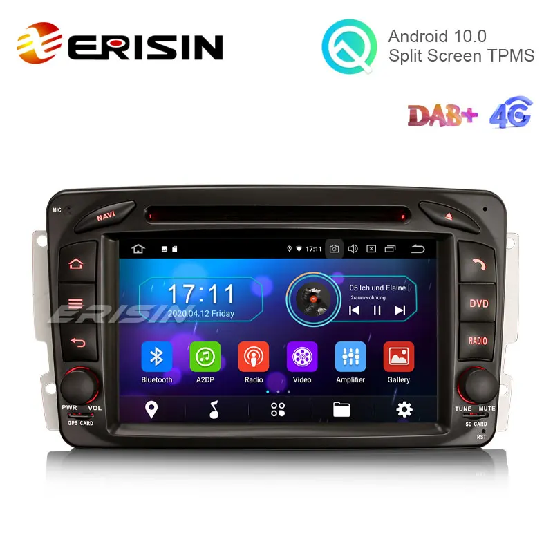Автомагнитола erоформлена ES5963C 7 дюймов PX30 Android 10 0 для Mercedes Benz C/CLK/G Class W203 Viano Vito DVD GPS
