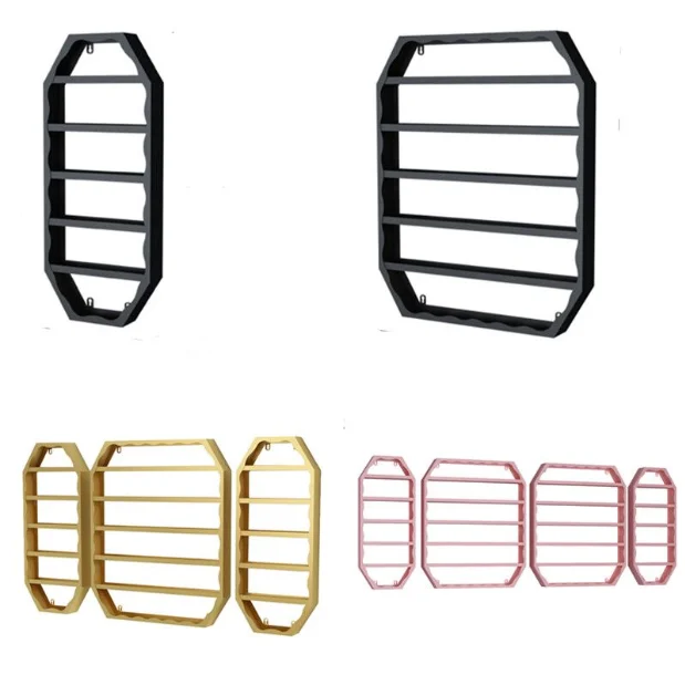 

Nail polish display rack, manicure rack, wall hanging rack, cosmetic, nail polish display cabinet.