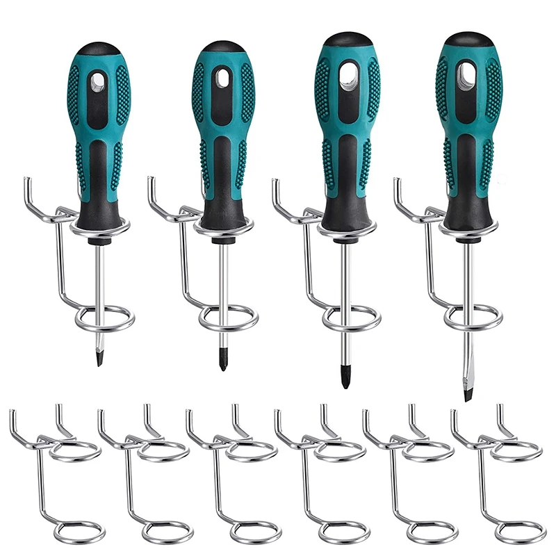 

20 Pcs Screwdriver Organizer Tool Holders Multi-Tool Holder Double-Ring Tool Holders Household Tools Organizer