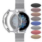 Чехол + магнитный ремешок для Samsung Galaxy Watch Active 2 40 мм 44 мм с корпусом, браслет для Galaxy Watch Active 1 2, 40 мм 44 мм