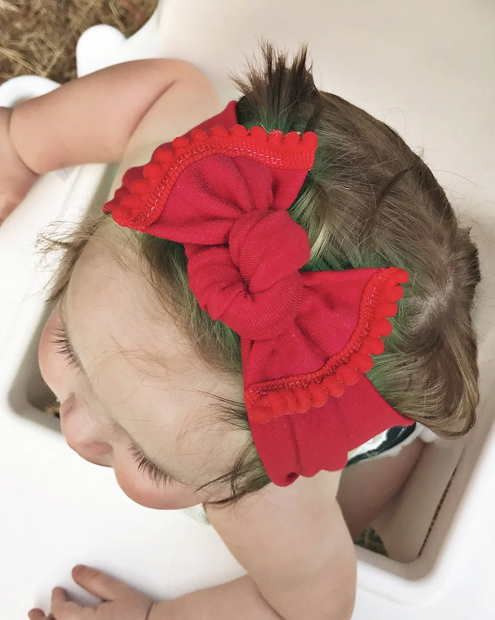 

Baby Girl Headband Infant Hair Turban Cloth Bow Newborn Headwear Headwrap Gift Toddler Ribbon Rabbit Bunny Ear Hairband