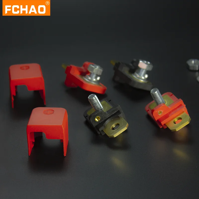 

FCHAO Inverter Terminal Connectors True Copper Binding Post 300A Amplifier Power Resistant Electrical Equipment Parts