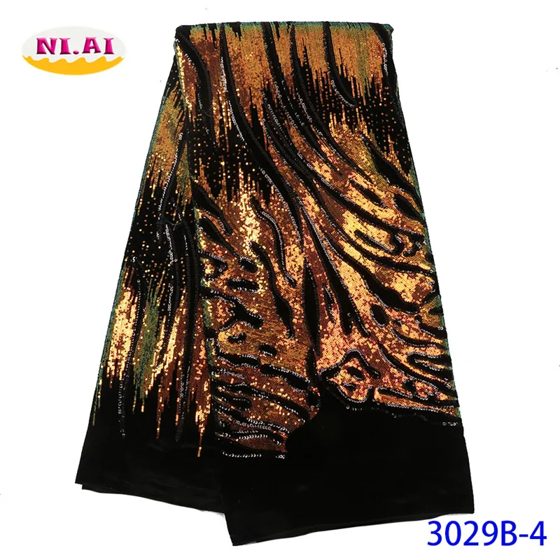 Золотой цвет Африканский французский тюль кружево с блестками высокое качество