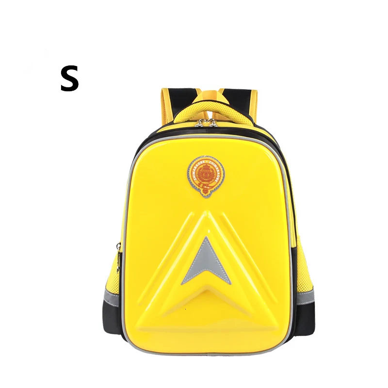 Children Orthopedic School Bag for Teen Boys and Girls High quality nylon waterproof school backpack mochila escolar - Цвет: S yellow