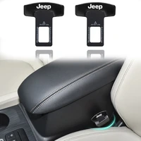 12pcs abs car seat belt clip safety belt cover plug for jeep wrangler jk jl rubicon hemt phev renegade patriot accessories