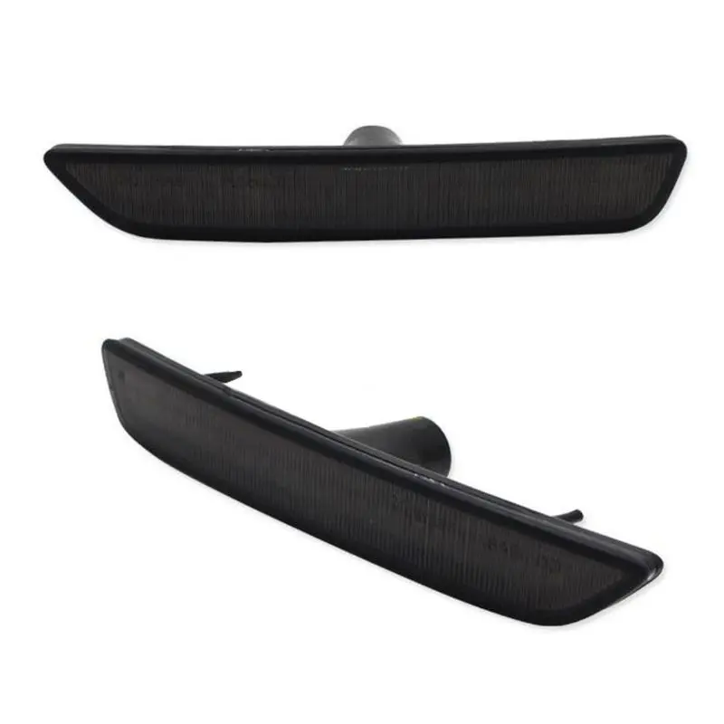 

2Pcs Front Side Marker Lamps Amber LED Light For Ford Mustang Front Bumper 10-14 Y51C