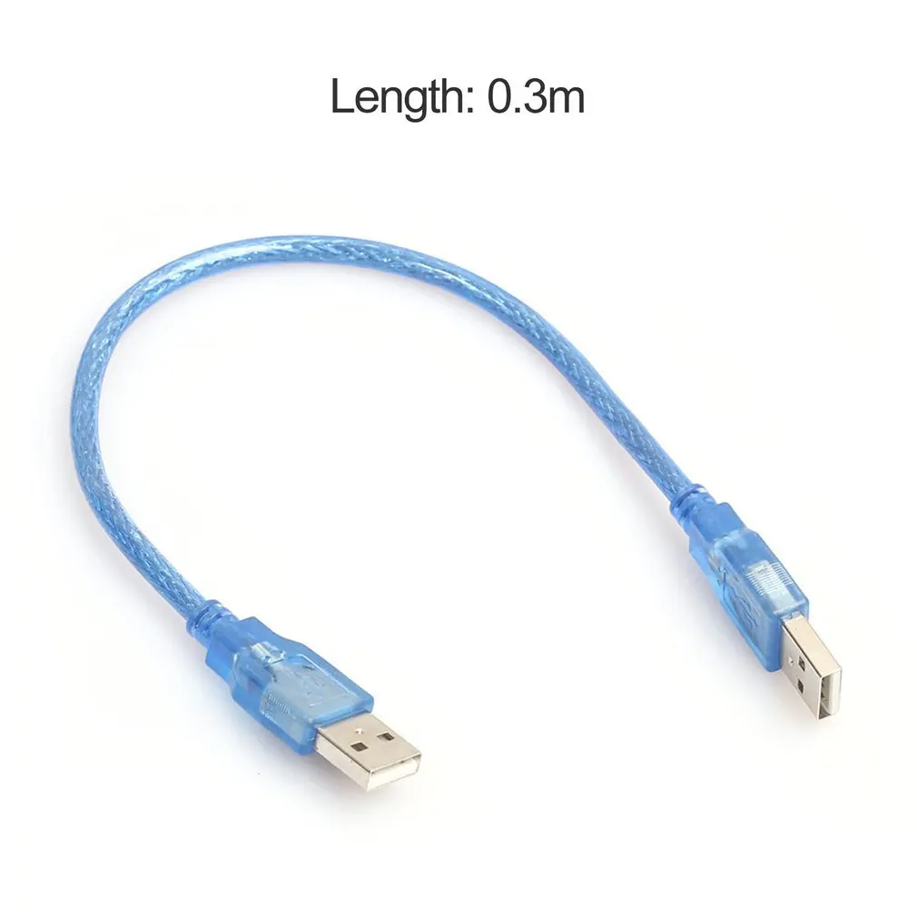 

30cm USB 2.0 Extension Cable Male to Male USB Extension Cord Core USB Short Cable Anti-interference Copper Standard Bundle 1