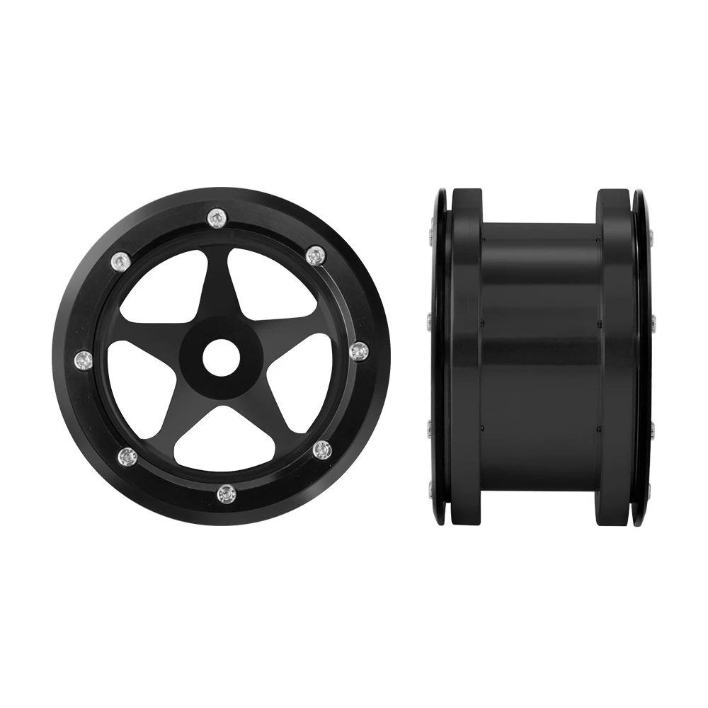 2 дюймовые диски из алюминиевого сплава Beadlock для 1/10 Axis Wraith 90018 TRX4 аксессуары
