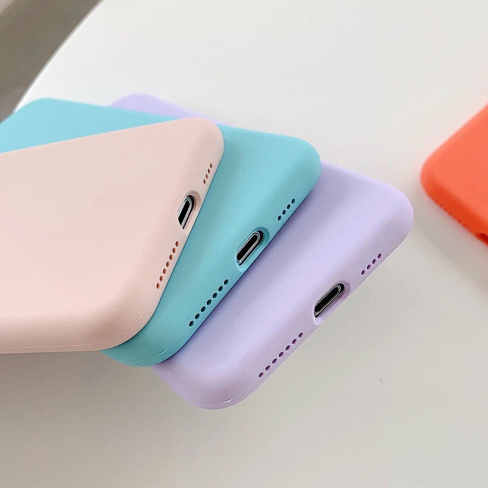Защитный чехол LOVECOM для iPhone 12 Mini 11 Pro Max XR X XS 7 8 Plus | Мобильные телефоны и аксессуары