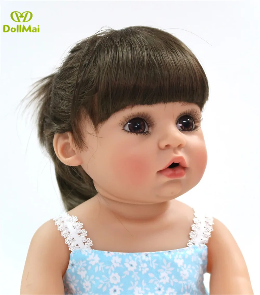 

Кукла-младенец DollMai, Реалистичная, виниловая, силиконовая, 56 см