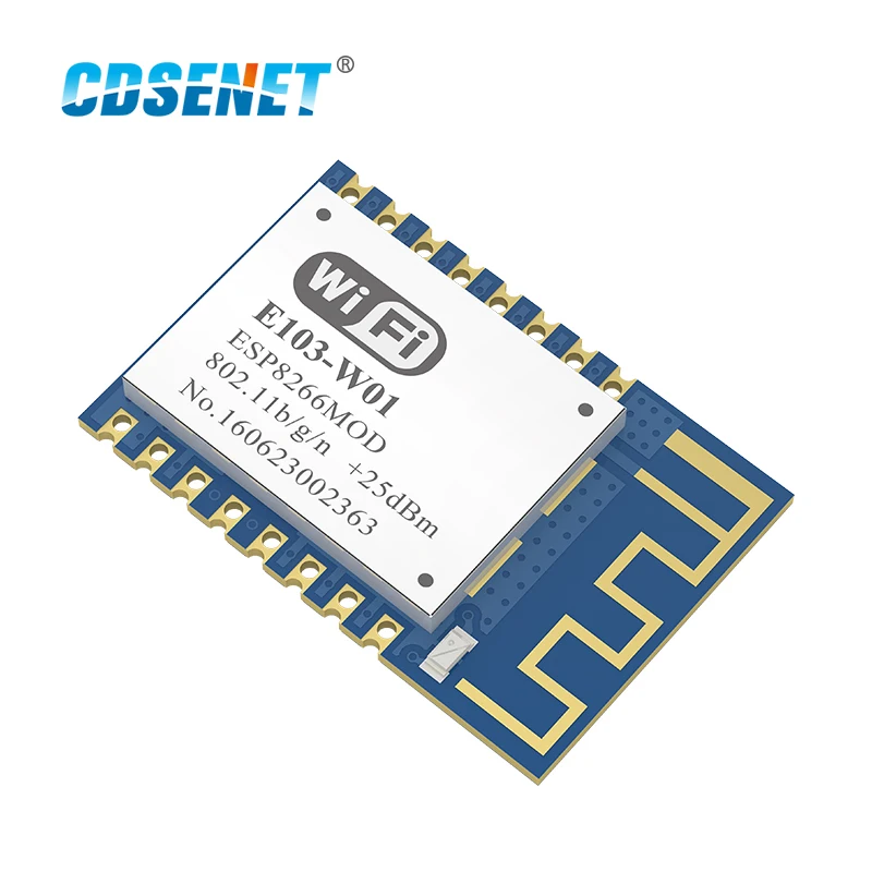 10pcs CDSENET 2.4G Wifi Module ESP8266 E103-W01 20dBm 100m SMD Wireless Transceiver | Мобильные телефоны и аксессуары