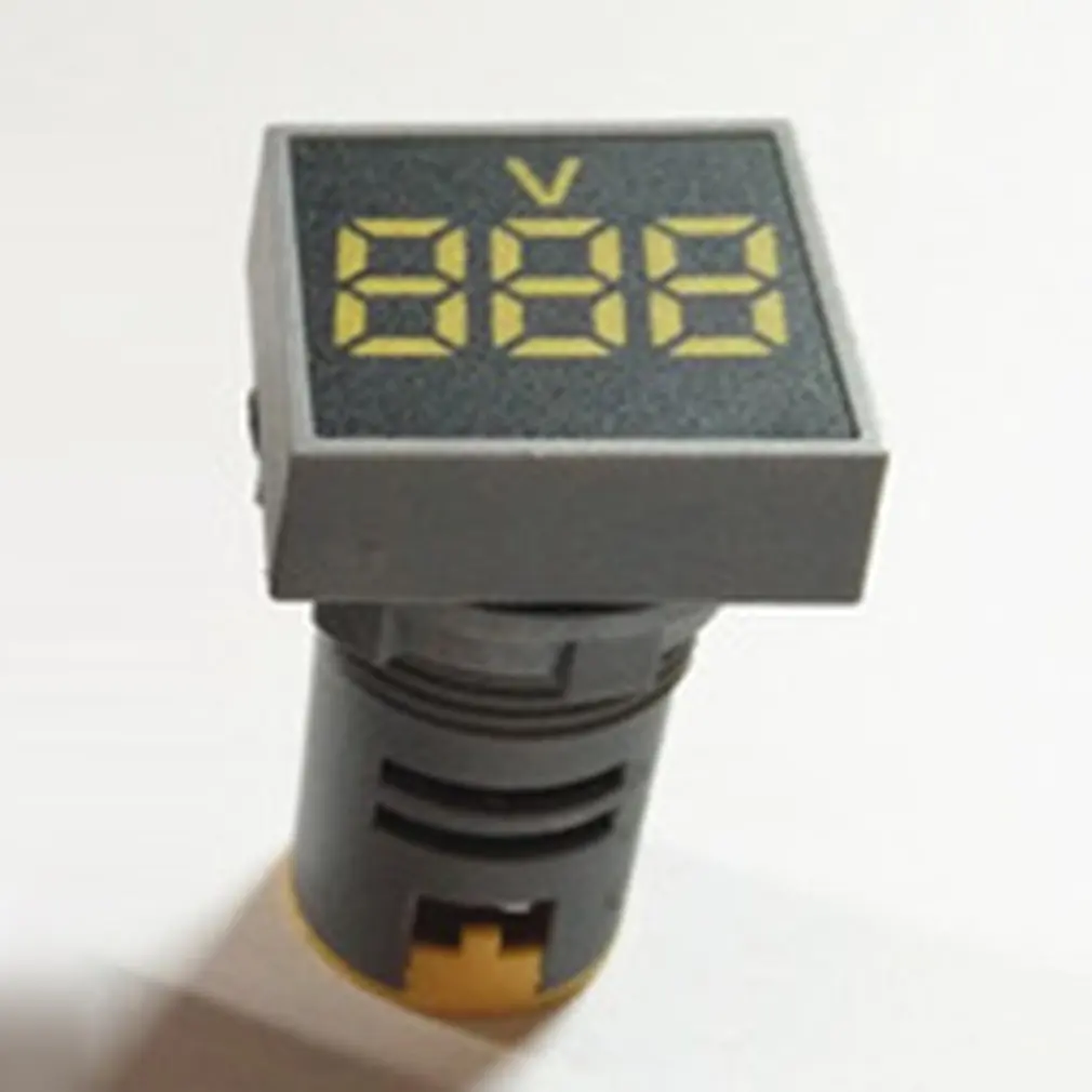 Квадратный AC20 500V светодиодный цифровой вольтметр маленький и деликатный