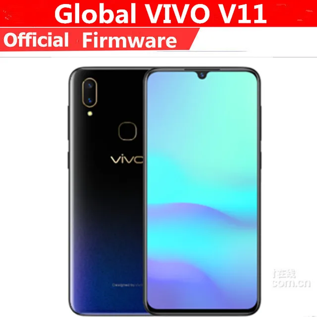 Глобальная версия Vivo V11 4G LTE мобильный телефон Android 8,1 6," ips 2280X1280 4 Гб ram 128 ГБ rom 25.0MP+ 16.0MP отпечаток пальца FM OTG